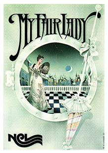 Jean Ann Ryan Productions My Fair Lady Broadway Show Program Cover NCL